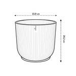 vibes fold rond 22cm zijdewit